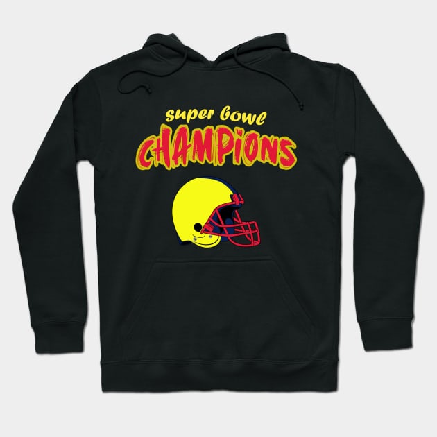 super bowl champions Hoodie by HAITHAM